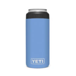 Yeti Rambler 12 Oz Colster Slim Can Insulator -Yeti Sales 2025 191418 New Colster Family Launch 1H 2020 Dealer Images Pacific Blue Colster Slim Front 2400x400 2