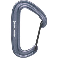 Black Diamond MiniWire Carabiner -Yeti Sales 2025 210235 1003 MINIWIRE CARABINER GRAY 01