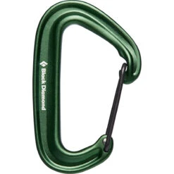 Black Diamond MiniWire Carabiner -Yeti Sales 2025 210235 3005 MINIWIRE CARABINER GREEN 01