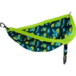 DoubleNest Print Hammock -Yeti Sales 2025 ENO DoubleNest Print Aloha Green