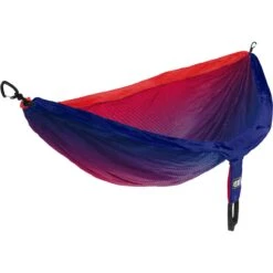 DoubleNest Print Hammock -Yeti Sales 2025 ENO DoubleNest Print Fade SapphireRed 1