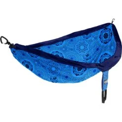 DoubleNest Print Hammock -Yeti Sales 2025 ENO DoubleNest Print Mantra Blue 1
