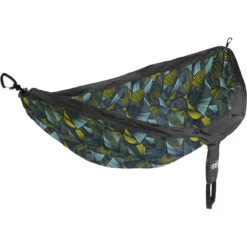 DoubleNest Print Hammock -Yeti Sales 2025 ENO DoubleNest Print Tribal Charcoal 1