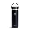 Hydro Flask 20 Oz Wide Mouth Water Bottle -Yeti Sales 2025 W20BTS001 Black StraightOn 1